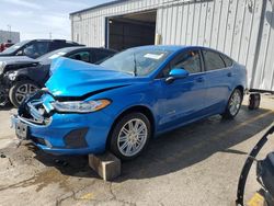 Salvage cars for sale at Chicago Heights, IL auction: 2019 Ford Fusion SE