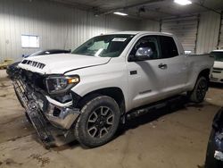 Salvage vehicles for parts for sale at auction: 2018 Toyota Tundra Double Cab Limited