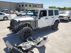 Salvage cars for sale at Wilmer, TX auction: 2014 Jeep Wrangler Unlimited Sahara