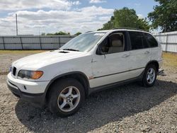 Salvage cars for sale at Sacramento, CA auction: 2002 BMW X5 3.0I