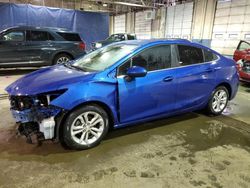 Salvage cars for sale from Copart Woodhaven, MI: 2019 Chevrolet Cruze LT