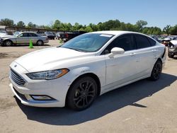 Salvage cars for sale at Florence, MS auction: 2018 Ford Fusion SE
