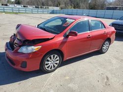 Salvage cars for sale from Copart Assonet, MA: 2013 Toyota Corolla Base