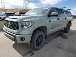 Salvage cars for sale at Littleton, CO auction: 2021 Toyota Tundra Crewmax SR5