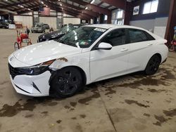 Salvage cars for sale from Copart East Granby, CT: 2021 Hyundai Elantra SEL
