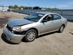 Salvage cars for sale at Pennsburg, PA auction: 2008 Mitsubishi Galant ES