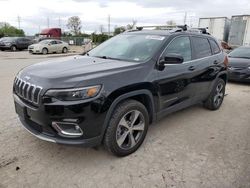 Salvage cars for sale at Bridgeton, MO auction: 2019 Jeep Cherokee Limited