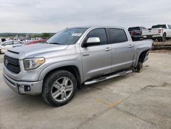 Salvage cars for sale at Grand Prairie, TX auction: 2019 Toyota Tundra Crewmax 1794
