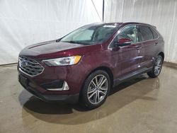 Salvage cars for sale from Copart Central Square, NY: 2019 Ford Edge Titanium