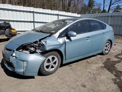Salvage cars for sale at Center Rutland, VT auction: 2012 Toyota Prius