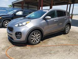 Salvage cars for sale at Riverview, FL auction: 2017 KIA Sportage EX