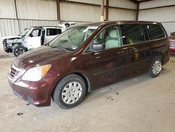 Honda Odyssey LX salvage cars for sale: 2008 Honda Odyssey LX