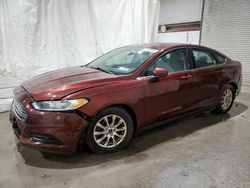 2015 Ford Fusion S en venta en Leroy, NY