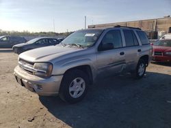 Salvage cars for sale from Copart Fredericksburg, VA: 2002 Chevrolet Trailblazer