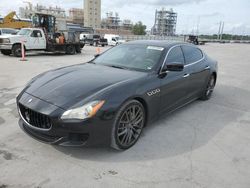 Maserati Quattropor salvage cars for sale: 2015 Maserati Quattroporte S