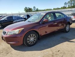 Salvage cars for sale at Harleyville, SC auction: 2010 Honda Accord LX