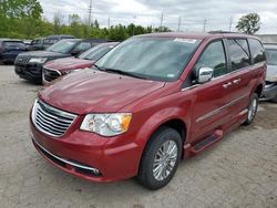 Salvage cars for sale at Bridgeton, MO auction: 2015 Chrysler Town & Country Touring L