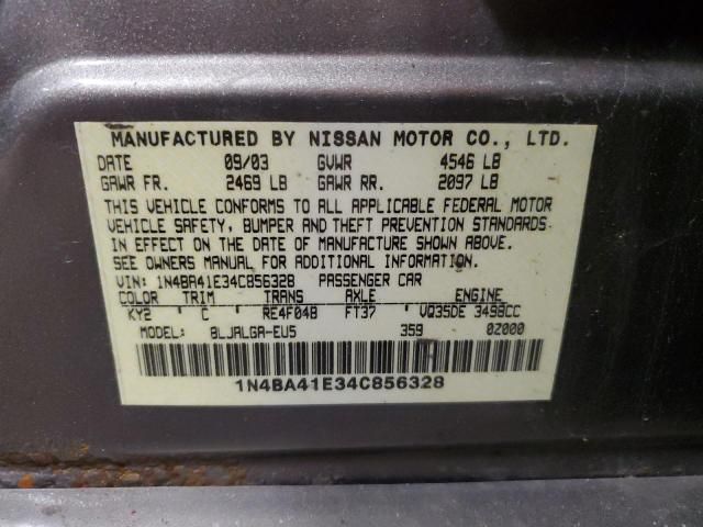 2004 Nissan Maxima SE