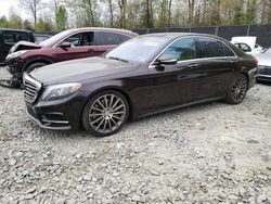 Salvage cars for sale at Waldorf, MD auction: 2014 Mercedes-Benz S 550 4matic