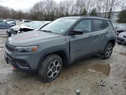 Salvage cars for sale at North Billerica, MA auction: 2022 Jeep Compass Trailhawk