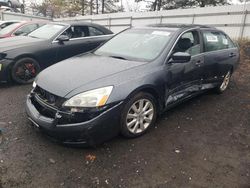 Salvage cars for sale from Copart New Britain, CT: 2007 Honda Accord EX