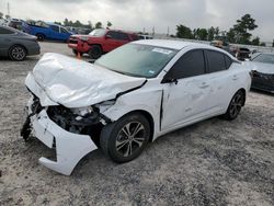 Salvage cars for sale from Copart Houston, TX: 2022 Nissan Sentra SV