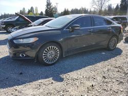Salvage cars for sale from Copart Graham, WA: 2013 Ford Fusion Titanium
