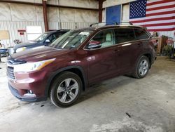 Vehiculos salvage en venta de Copart Helena, MT: 2016 Toyota Highlander Limited