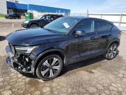Salvage cars for sale at Woodhaven, MI auction: 2023 Volvo C40 Recharge Plus