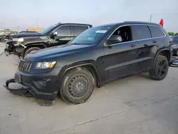 Salvage cars for sale at Grand Prairie, TX auction: 2015 Jeep Grand Cherokee Laredo