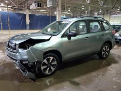 Salvage cars for sale at Woodhaven, MI auction: 2017 Subaru Forester 2.5I