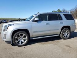 Salvage cars for sale at Brookhaven, NY auction: 2015 Cadillac Escalade Luxury