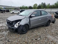 Salvage cars for sale at Memphis, TN auction: 2017 Mitsubishi Mirage G4 ES