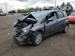 Salvage cars for sale at Denver, CO auction: 2018 Nissan Versa Note S