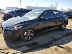 Salvage cars for sale at Woodhaven, MI auction: 2020 Nissan Sentra SV