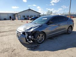 Salvage cars for sale from Copart Pekin, IL: 2017 Hyundai Elantra SE