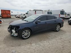 Chevrolet salvage cars for sale: 2016 Chevrolet Malibu LT