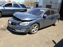 Salvage cars for sale at New Britain, CT auction: 2015 Volvo S60 Premier
