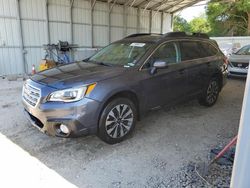 Salvage cars for sale from Copart Midway, FL: 2016 Subaru Outback 2.5I Limited