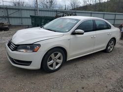 Salvage cars for sale at Hurricane, WV auction: 2014 Volkswagen Passat S