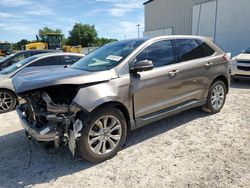 Salvage cars for sale from Copart Apopka, FL: 2019 Ford Edge Titanium