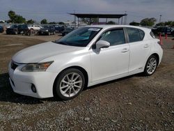 Salvage cars for sale from Copart San Diego, CA: 2013 Lexus CT 200