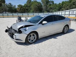 Vehiculos salvage en venta de Copart Fort Pierce, FL: 2018 Ford Fusion SE Hybrid