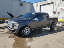 Salvage cars for sale at New Orleans, LA auction: 2015 Ford F150 Supercrew