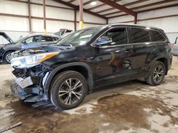 Salvage cars for sale from Copart Pennsburg, PA: 2016 Toyota Highlander XLE
