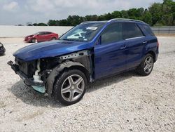 Salvage cars for sale at New Braunfels, TX auction: 2017 Mercedes-Benz GLE 400 4matic