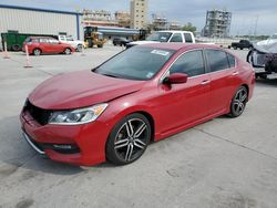 Vehiculos salvage en venta de Copart New Orleans, LA: 2017 Honda Accord Sport