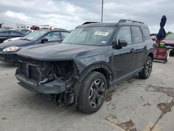 Salvage cars for sale at Grand Prairie, TX auction: 2021 Ford Bronco Sport Outer Banks