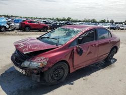 Salvage cars for sale from Copart Sikeston, MO: 2009 Honda Civic LX
