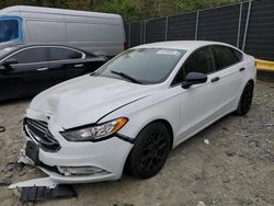 Salvage cars for sale at Waldorf, MD auction: 2017 Ford Fusion SE